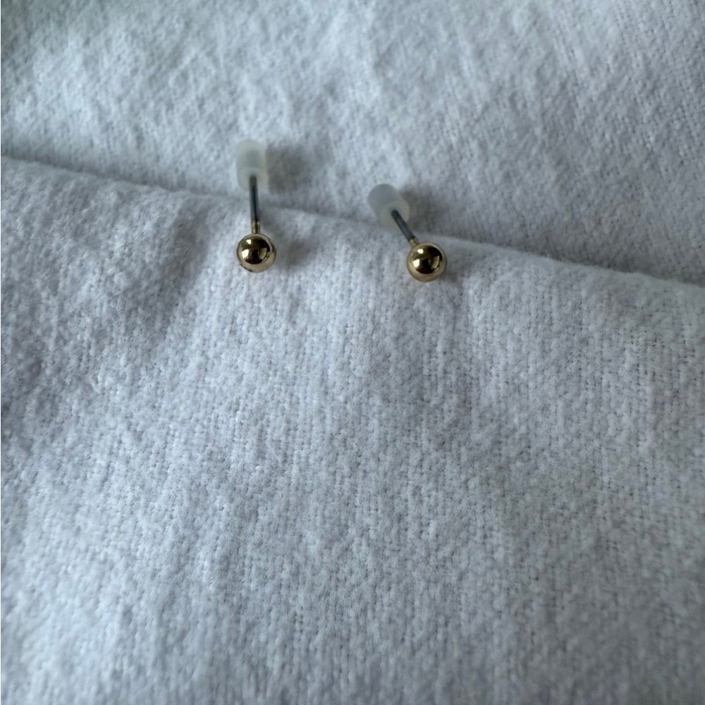 Gold Stud Earrings